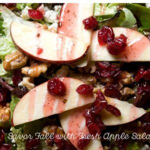 Apple bluecheese salad