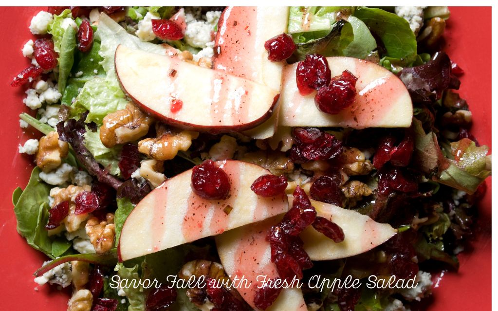 Apple bluecheese salad