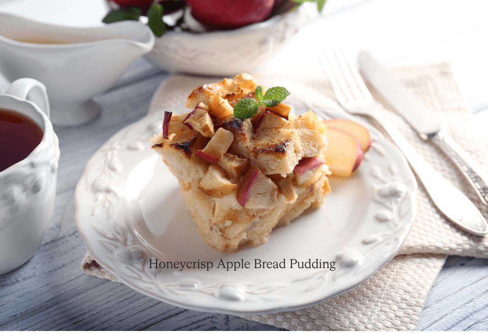 Honeycrisp Apple Bread Pudding